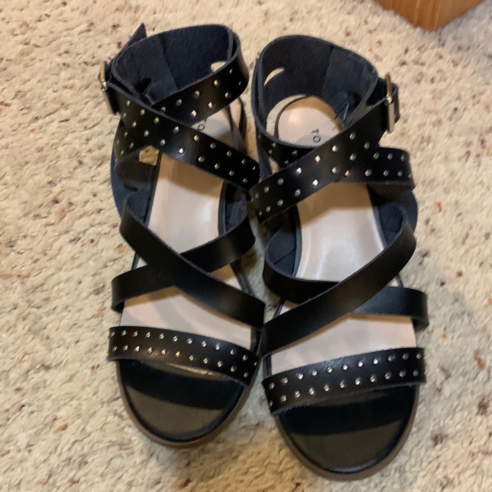 Torrid Studded Block Heels - Black - Size 11 WIDE